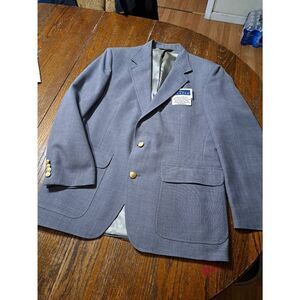 New 44XL Madison Grey Singl Breast Notch Lapel Suit Sport Coat Jacket Blazer NWT